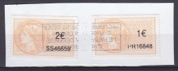 FISCAUX EN EUROS 2003 - SERIE FISCALE UNIFIEE - SUR FRAGMENT - Stamps