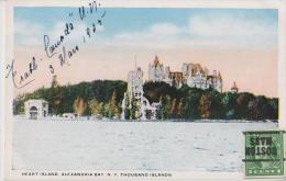 CANADA THOUSAND ISLANDS HEART ISLAND ALEXANDRIA BAY  BELLE CARTE RARE !!! - Thousand Islands