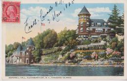 CANADA THOUSAND ISLANDS HOPEWELL HALL  ALEXANDRIA BAY  BELLE CARTE RARE !!! - Thousand Islands