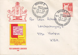 Denmark Sonderstempel AARHUS C. 1969 Cover Brief Juniordagens-Udstilling Exhibition Childrens Office Stamp - Brieven En Documenten