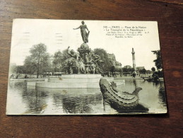 Carte Postale Ancienne : PARIS : Place De La Nation , "Le Triomphe De La République" - Paris (20)