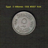 EGYPT    5  MILLIEMES  1938  (KM # 363) - Egipto