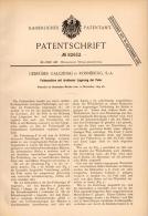 Original Patentschrift - Gebr. Galczinski In Ronneburg , 1894 , Feilmaschine , Metallbau , Feile , Thüringen !!! - Machines
