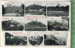 Burgen Und Schlösser An Der Saale 1930, Verlag: Lööffler & Co., Greiz, Postkarte. Erhaltung: I-II, Unbenutzt - Rudolstadt