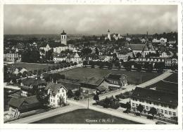 Gossau SG - Dorfansicht Mit Kirchen             1942 - Gossau