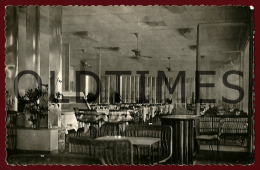 BRAZZAVILLE - LES RELAIS AERIENS SALLE A MANGER - 1950 REAL PHOTO PC - Brazzaville