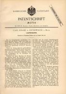Original Patentschrift - Carl Knabe In Osterwieck A. Harz , 1890 , Leder - Färbmaschine , Färberei , Fell !!! - Machines