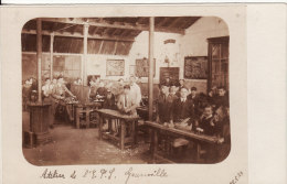 Carte Postale Photo N° 6 GRANVILLE (Manche) Ecole Professionnelle-Salle De Classe - 28 Mai 1924 - PHOTO COLLEE SUR CARTE - Granville