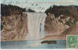 CANADA QUEBEC MONTMORENCY FALLS ET OLD CANNON LOT 2 BELLE CARTE RARE !!! - Montmorency Falls