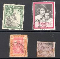 JAMAICA, Postmarks ´MALVERN, MONA, MYERS WHARF, MANDEVILLE´ - Jamaica (...-1961)