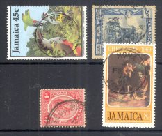 JAMAICA, Postmarks ´NEGRIL, MANDEVILLE, MONTEGO BAY, MONA´ - Jamaïque (...-1961)