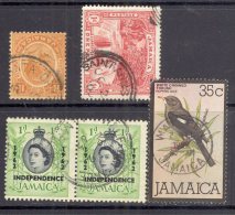 JAMAICA, Postmarks ´SANTA CRUZ, ST. ANN'S BAY, HALF-WAY-TREE, MAY PEN´ - Jamaïque (...-1961)