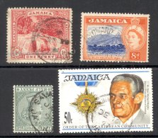JAMAICA, Postmarks ´TRINITYVILLE, WINDWARD ROAD, SAVANNA-LA-MAR, WHITFIELD TOWN´ - Jamaïque (...-1961)