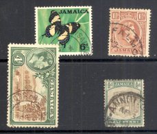 JAMAICA, Postmarks ´PALISADOES, FALMOUTH, CROSS ROADS, ANNOTTO BAY´ - Jamaïque (...-1961)