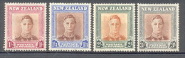 Neuseeland New Zealand 1947 - Michel Nr. 295 - 298 * - Ungebraucht