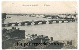 -  3151 - Panorama De Mâcon, Précurseur, Peu Courante, écrite En 1904, BE, Scans. - Macon