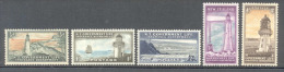 Neuseeland New Zealand 1947 Government Life Insurance - Michel Nr. 25 - 27, 29 - 30 * - Postal Fiscal Stamps