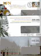 Vaticano -X- Vatican City -  2013 -  3 Buste - Covers & Documents