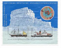 52 TPE - ALLEMAGNE 2001 - BLOC 100ans De La RECHERCHE POLAIRE EN ANTARCTIQUES - GEORG VON NEUMAYER - Expéditions Antarctiques