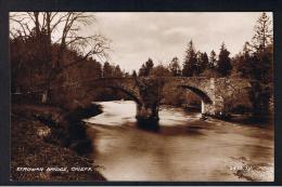 RB 962 - 1933 Real Photo Postcard - Strowan Bridge - Crieff Perthshire Scotland - Perthshire