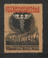 NETHERLANDS 1924 TILBURG INTERNATIONAL COMMERCE & INDUSTRY EXPOSITION HM POSTER STAMP CINDERELLA ERINOPHILATELIE - Neufs