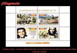 AMERICA. CUBA MINT. 2007 40 ANIVERSARIO DE LA MUERTE DE ERNESTO CHE GUEVARA. HOJA BLOQUE - Nuovi