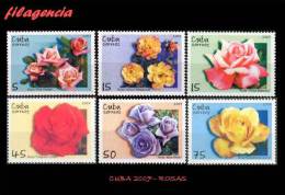 AMERICA. CUBA MINT. 2007 FLORA. ROSAS - Ungebraucht