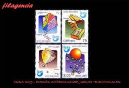 AMERICA. CUBA MINT. 2009 EMISIÓN AMÉRICA UPAEP. JUEGOS TRADICIONALES - Unused Stamps