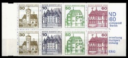 (172 MH) Germany / Allemagne / Berlin  Castles Booklet / Carnet Chateaux / MH Burgen   ** / Mnh  Michel MH 12 B - Markenheftchen