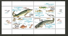 O) 2011 BULGARIA, FISH, MINI SHEET, MNH - Neufs