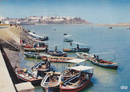 MAROC,MOROCCO,RABAT,les Barcassiers,et La Pointe Des Oudaias,port,édition La Cigogne,rare - Rabat