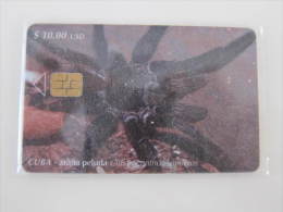 Chip Phonecard, Spider,used - Cuba