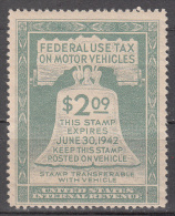 United States    Scott No.  RV1   Unused   Year  1942 - Ongebruikt