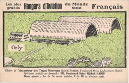 Carte Postale Ancienne De : Hangars D'Aviation - Orly