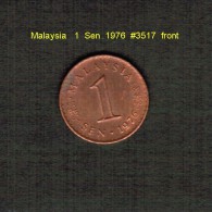 MALAYSIA    1  SEN  1976  (KM # 1) - Malesia