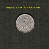 MALAYSIA    5  SEN  1973  (KM # 2) - Maleisië