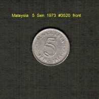 MALAYSIA    5  SEN  1973  (KM # 2) - Malaysie