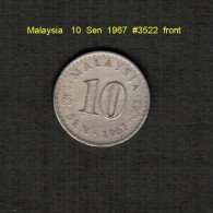 MALAYSIA    10  SEN  1967  (KM # 3) - Malesia