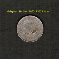 MALAYSIA    10  SEN  1973  (KM # 3) - Maleisië