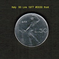 ITALY    50  LIRE  1977  (KM # 95) - 50 Liras