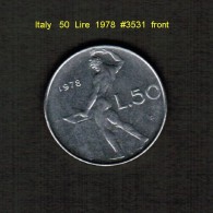 ITALY    50  LIRE  1978  (KM # 95) - 50 Lire