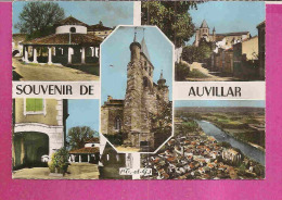 AUVILLAR   -  * 5 VUES SOUVENIRS *   -   Editeur : COMBIER De Macon - N° 3.C - Auvillar