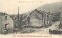 SAINT DIE LA GUERRE DANS LES VOSGES  EDTION WEICK 11131 LES CITES STIFFEL - Saint Die