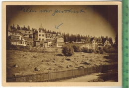 Schierke, Harz Hotel Fürst Zu Stolberg, Verlag: Jungnitsch & Co. Berlin, Postkarte, Maße: 14,8 X 10,5 Cm,Erhaltung: I-II - Schierke