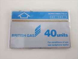 L&Gyr Phonecard,British Gas Morecambe Field - Piattaforme Petrolifere