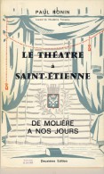 LIVRE # THEATRE # SAINT-ETIENNE # PAUL RONIN #  1961 # MOLIERE # EDEN # - Rhône-Alpes
