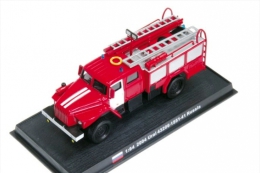 - Fire Truck Russia - URAL - 2004 - 1/64 Pompieri Pompiers Feuerwehr V.Fuoco - Vrachtwagens, Bus En Werken