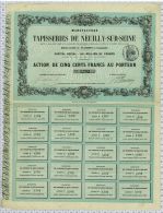 Tapisseries De Neuilly Sur Seine, Planchon Et Cie, 1860 - Textiel