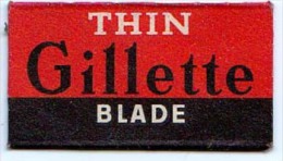 RAZOR BLADE RASIERKLINGE GILETTE THIN BLADE - Hojas De Afeitar