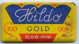 RAZOR BLADE RASIERKLINGE HILDO GOLD   0,06 M/m - Razor Blades